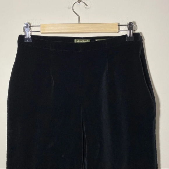 Eddie Bauer Velvet Velour Pants High Waist Stretch - Picture 4 of 10